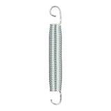 JumpTek Outdoor Zinc Plated Rust Resistant Trampoline Replacement Springs, 6.5-in Front_Flat