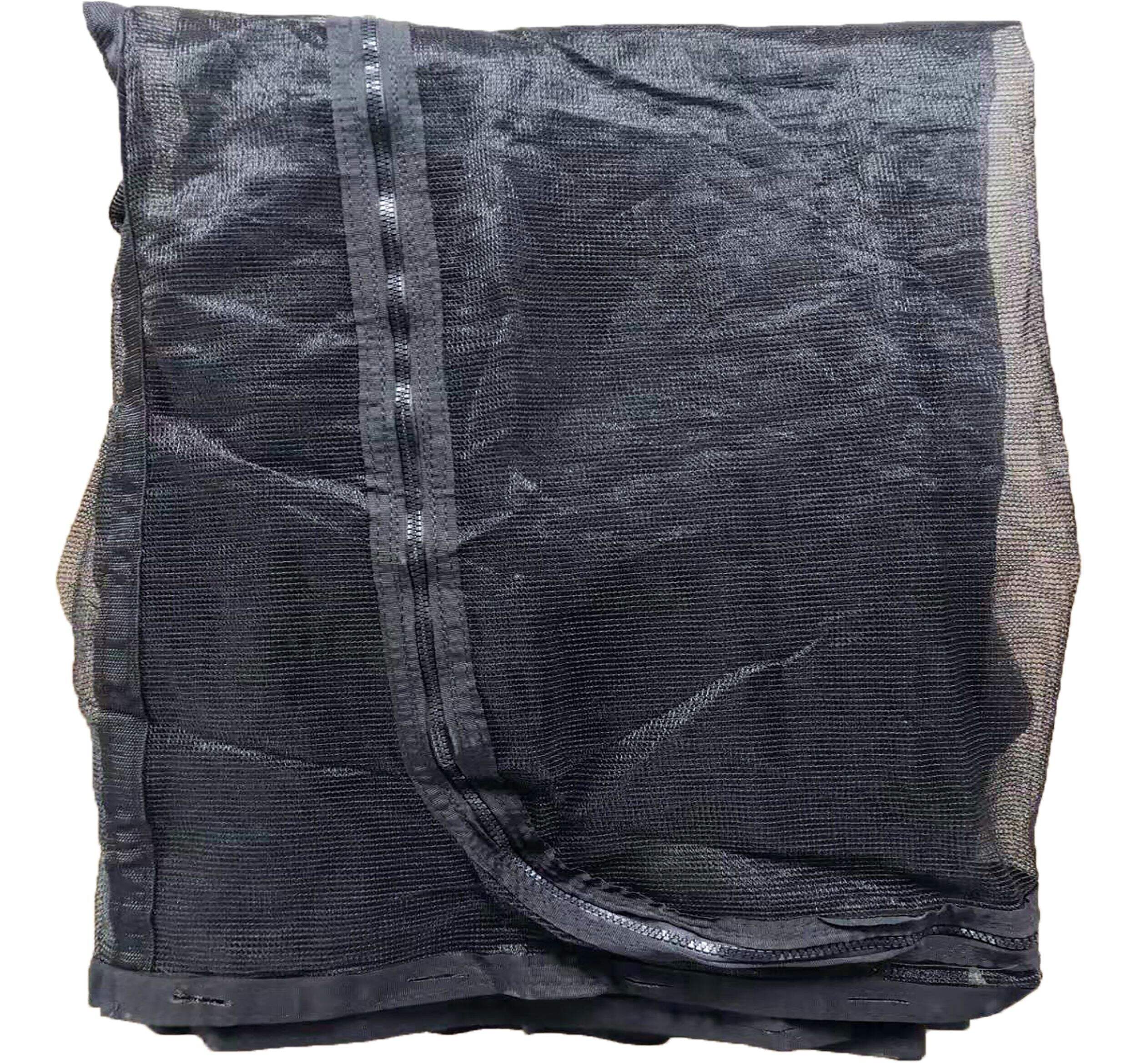 JumpTek Outdoor Durable Trampoline Replacement Safety Enclosure Net, 8-ft Overhead_Flat