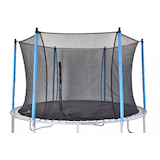 JumpTek Outdoor Durable Trampoline Replacement Safety Enclosure Net, 12-ft Front_Elevated