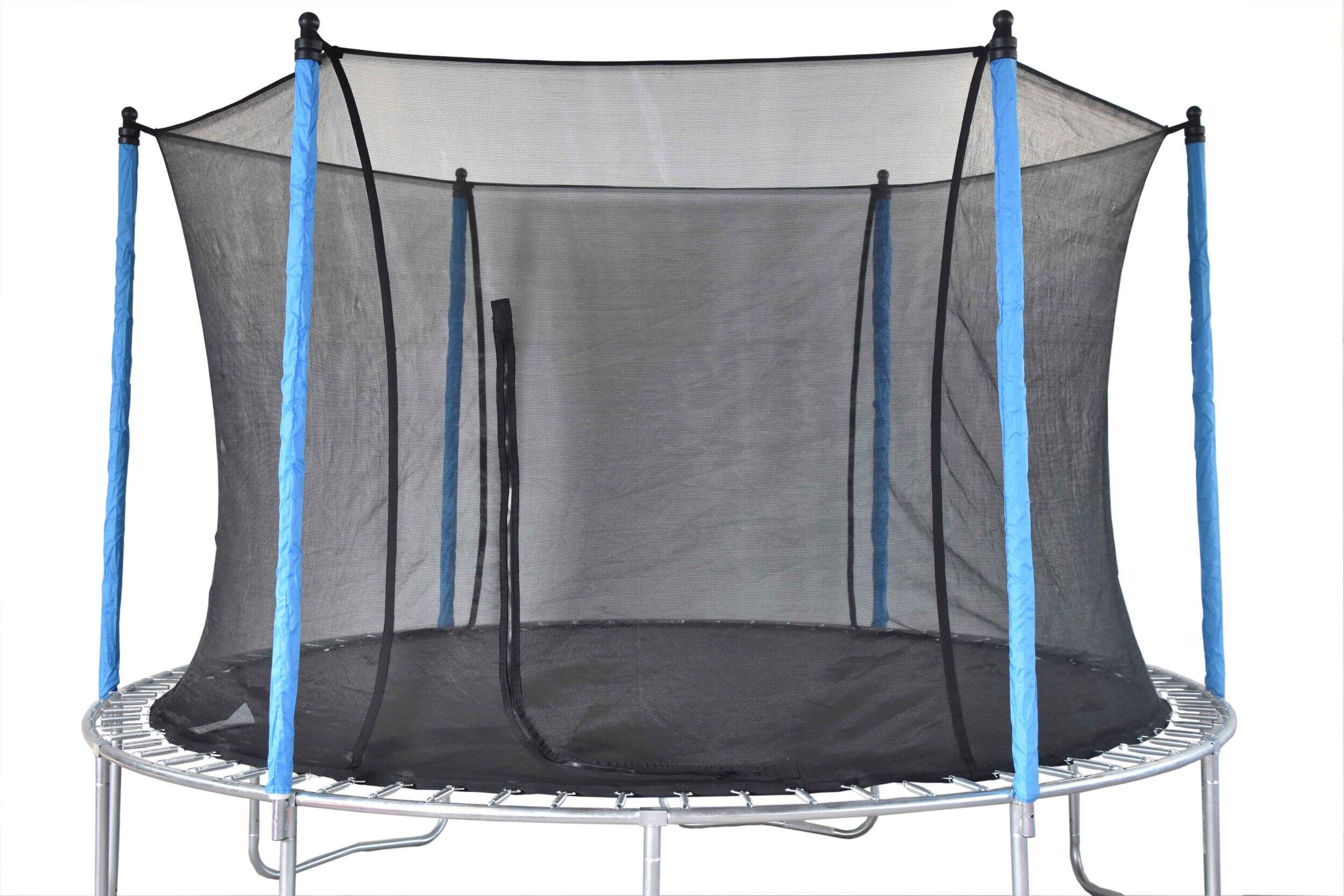 JumpTek Outdoor Durable Trampoline Replacement Safety Enclosure Net, 14-ft Front_Elevated