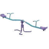Plum® Outdoor 360° Rotating Metal See Saw with Rust Protection, Kids Ages 3+ Front_Angled_Left