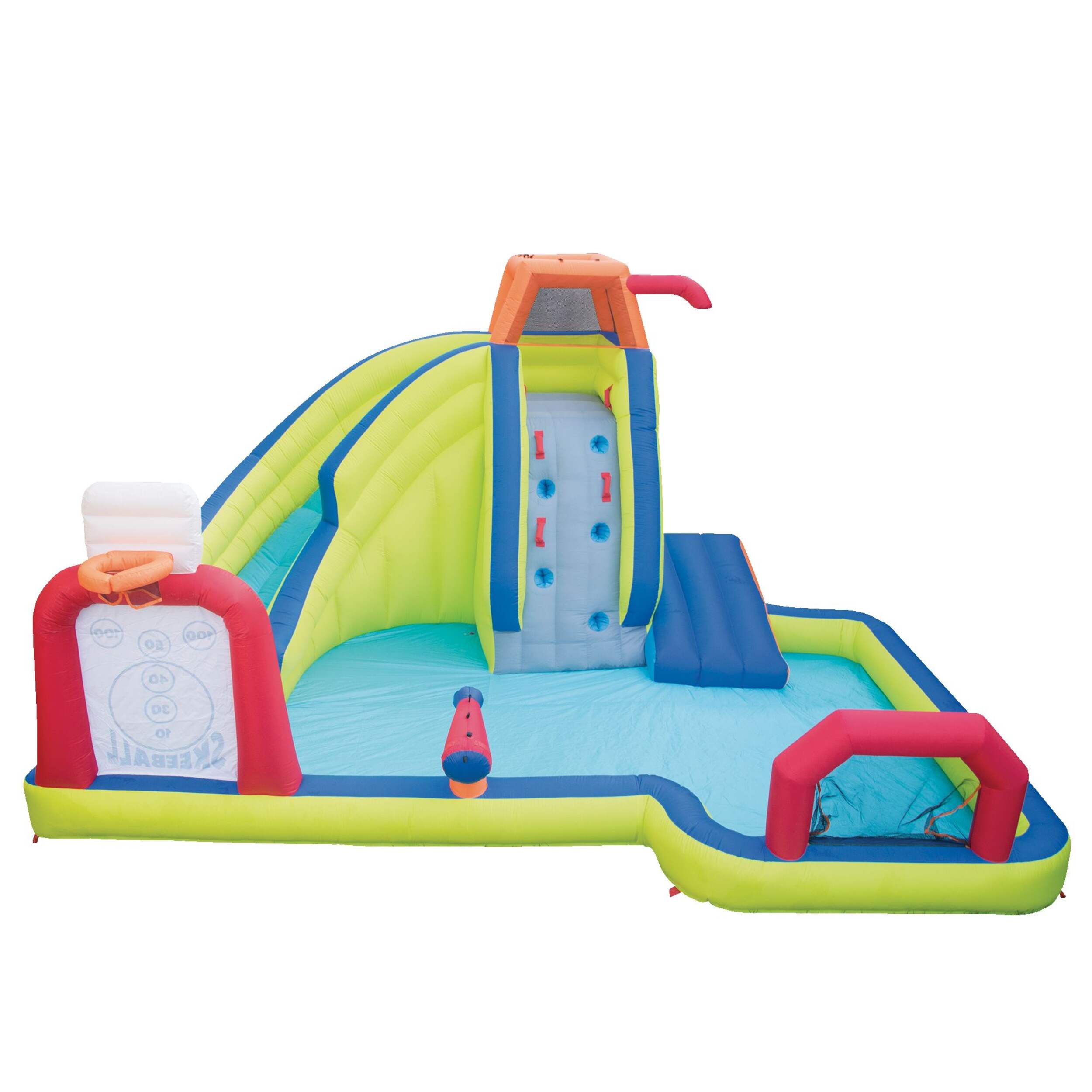 Parc aquatique et centre sportif gonflable BANZAI Arcade, 5 ans et plus Front_Flat