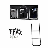 Plum® Outdoor Extra Sturdy Trampoline Step Ladder & Accessory Kit, 20.5 x 41.3-in Composite_or_Mixed