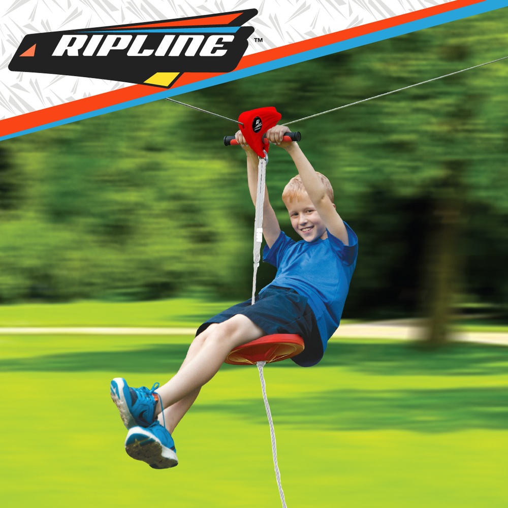 Ripline Outdoor Zipline Kit with Seat, 80ft Canadian Tire