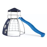 Plum® 8.5-ft Metal Climbing Dome with 10-ft Slide, Ages 3+ Front_Angled_Right