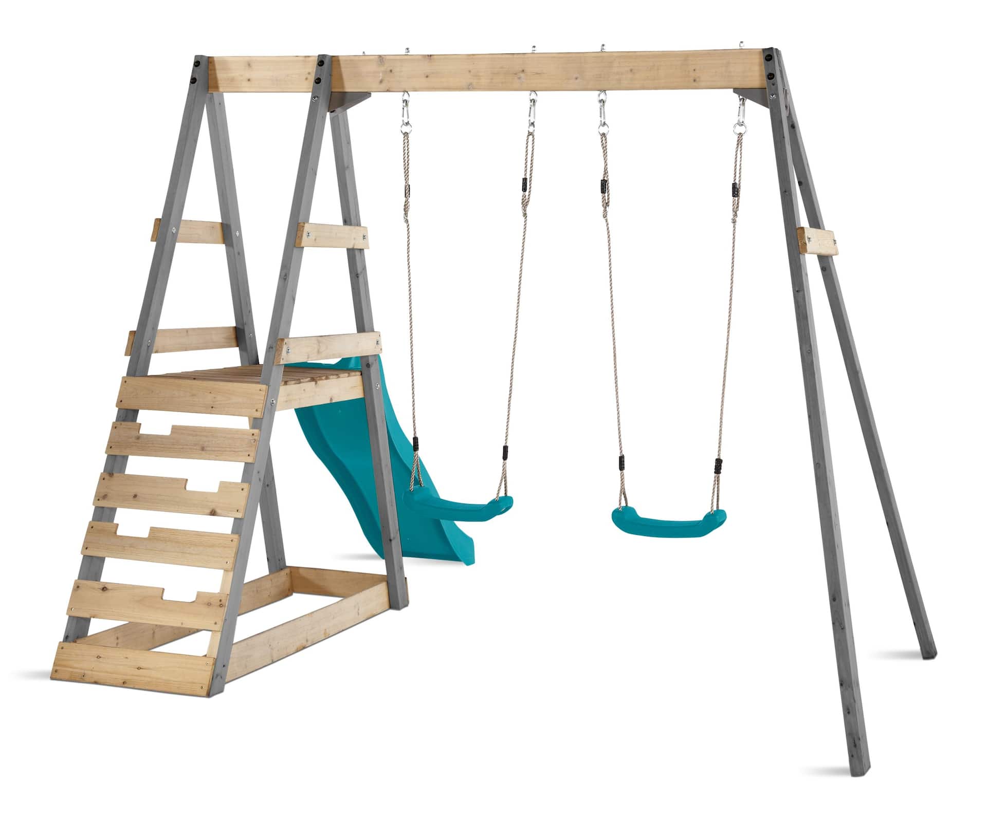 Plum® Tamarin Outdoor Climbing Frame & Swing Set, Kids' Play Centre