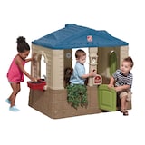 Step 2 Happy Home & Cottage Playhouse with Interior Set, Ages 1.5+ Front_Angled_Right