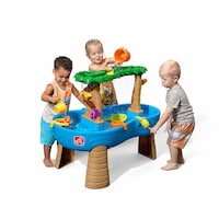 Step 2 Tropical Rain Forest Water Table with Accessories, Ages 1.5+ Front_Three_Fourths_Angled_Left