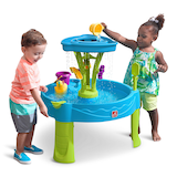 Step 2 Summer Showers Water Table with Accessories, Ages 1.5+ Front_Three_Fourths_Angled_Right