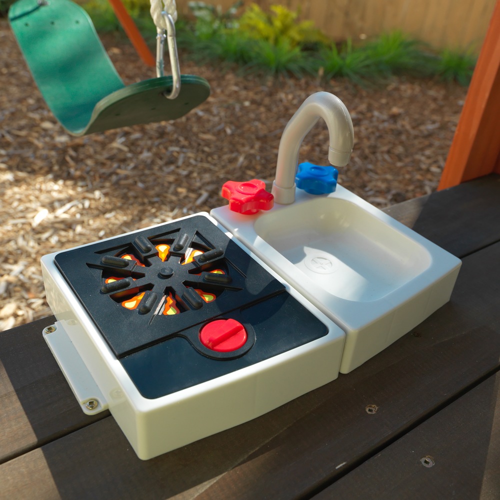 KidKraft Austin Playset with Rock Wall Ladder & Swings Canadian Tire