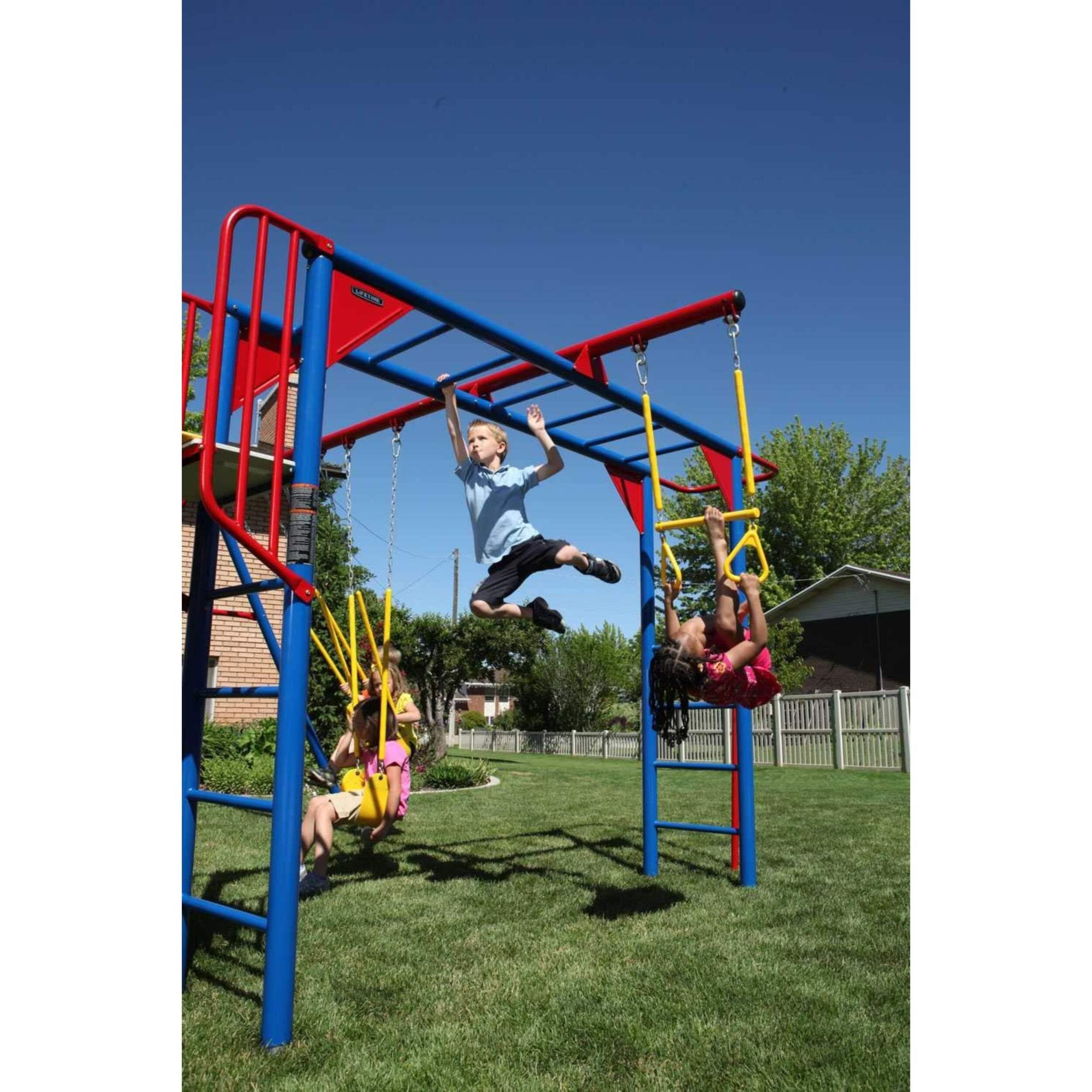 Lifetime Adventure Swing Set with 9ft Wavy Slide Canadian Tire