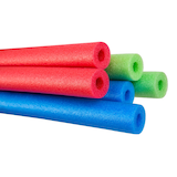 Floating Pool Noodle, Multi-Coloured, 56-in, Assorted, for Beach/Pool Fun Activities CloseUp