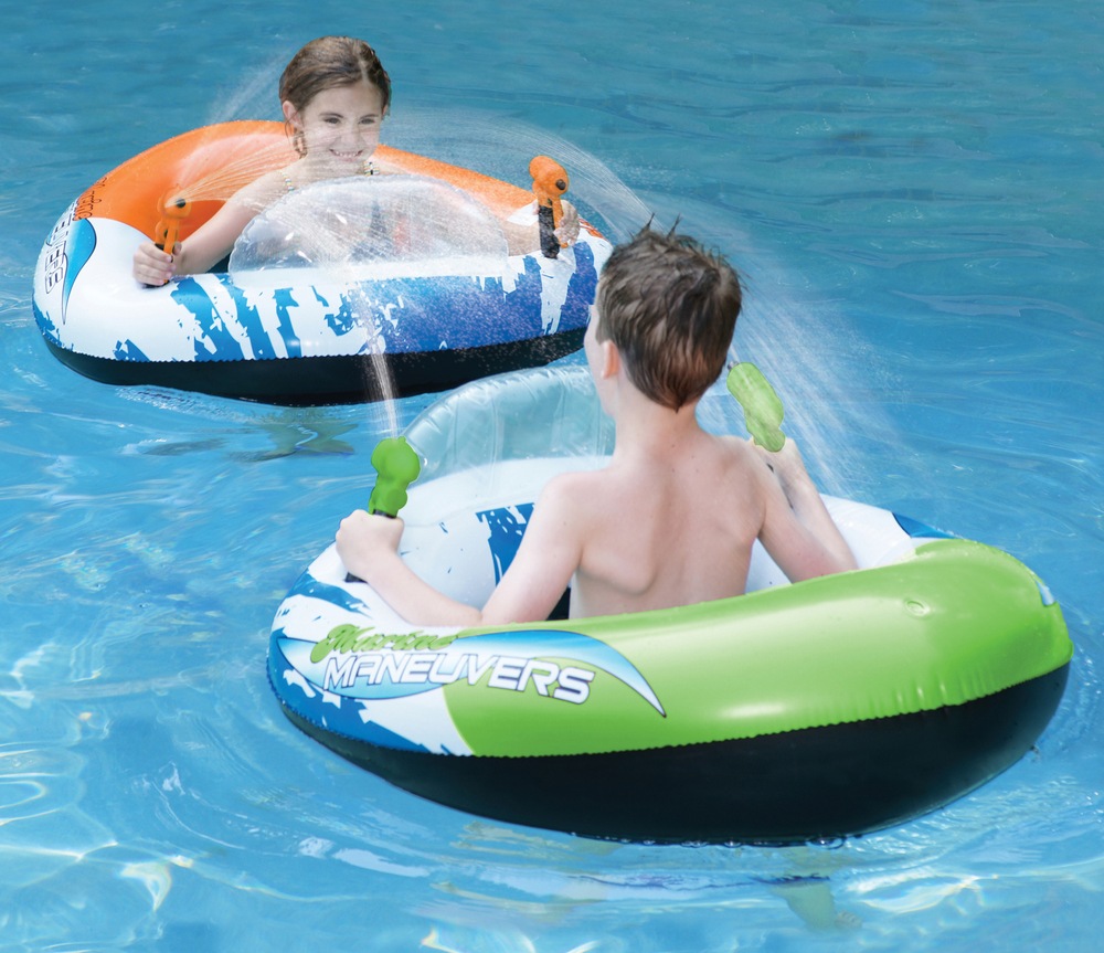 Manoeuvres Inflatable Pool Raft with Squirt Guns Canadian Tire