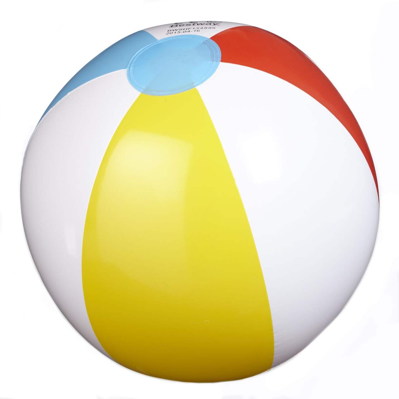 Ballon de plage gonflable rond coloré pour piscine, 16 po