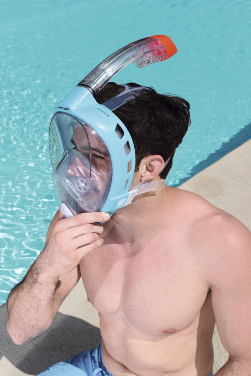 Masque de plongée monopièce antibuée pour enfants et adultes Hydro-SwimMC  SeaClear, G/TG, couleurs variées