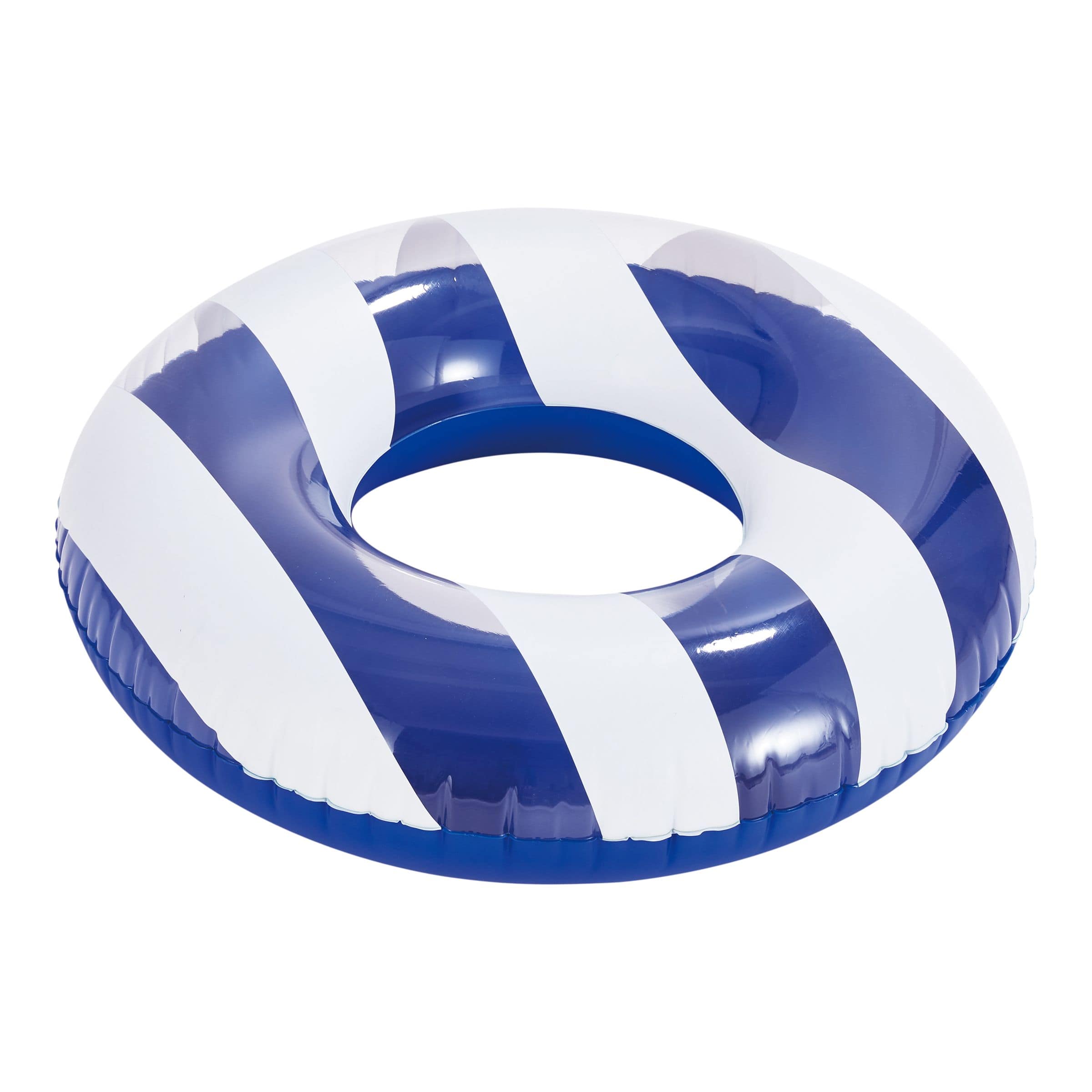 Stella & Finn Printed Stripe Inflatable Pool Swim Ring/ Tube, 36-in ...