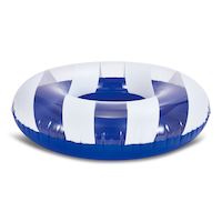 Stella & Finn Printed Stripe Inflatable Pool Swim Ring/ Tube, 36-in Front_Elevated