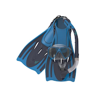Speedo Adult Swimming Snorkel, Mask and Fin Combo Composite_or_Mixed