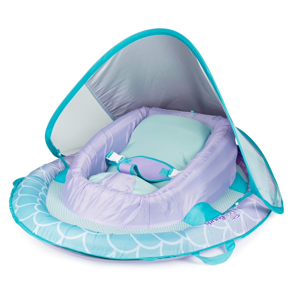 Infant baby spring float with sales sun canopy