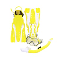 Body Glove Youth & Adult Swimming Mask, Snorkel & Fin Set, L/XL