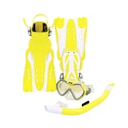 Kit Masque de Plongée Snorkling Adulte Tuba Sac de Transport NOIR et ROUGE  - Piscines (11164416)