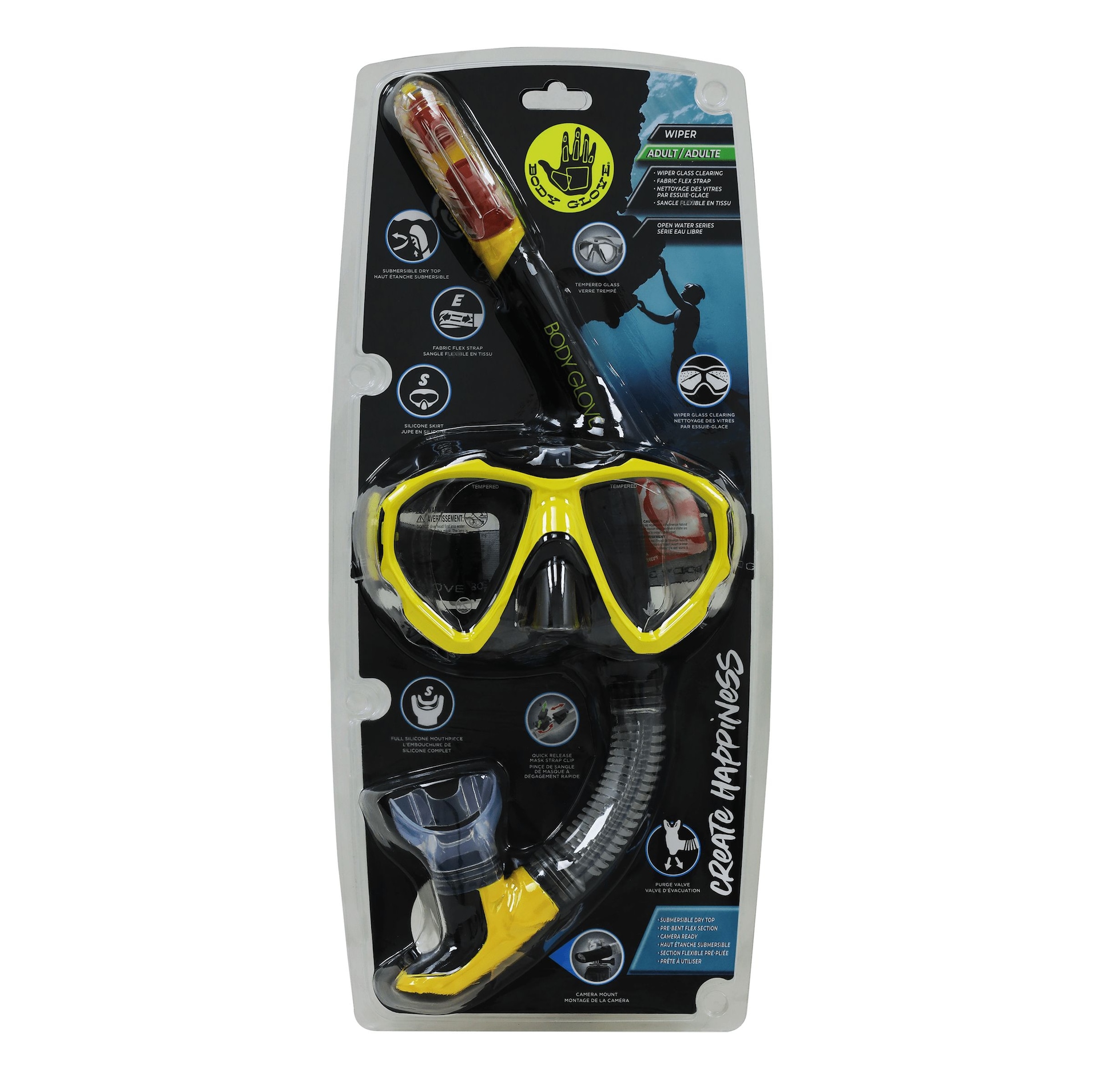 Body Glove Adult Wiper Mask & Snorkel Combo Canadian Tire