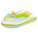 Funsicle Speed Baby Boat Pool Float, Inflatable, Ages 1+ Front_Three_Fourths_Angled_Left