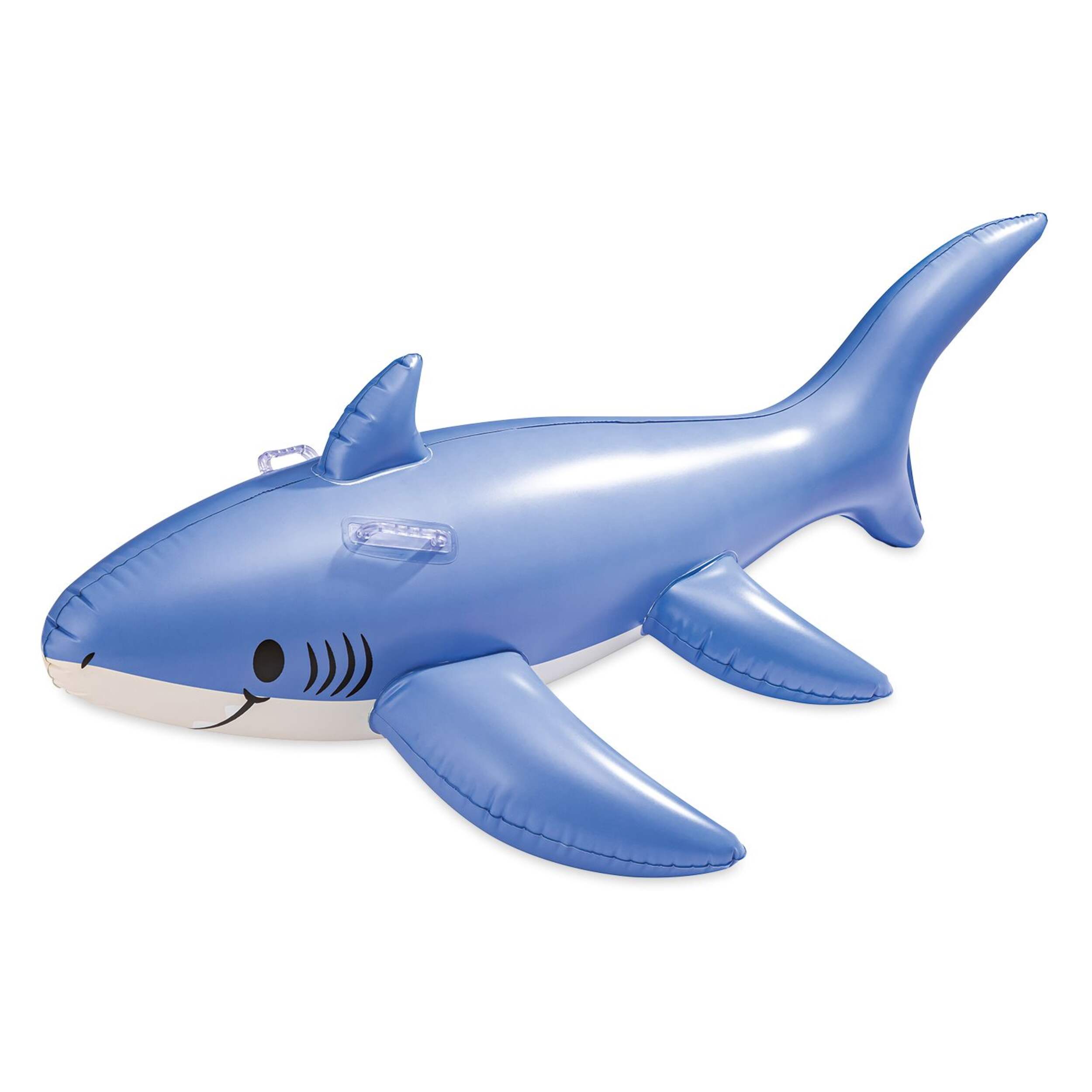 Funsicle Super Shark Ride-On Pool Float, Ages 3+ Front_Three_Fourths_Angled_Left