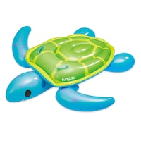 Funsicle Turtle Time Ride-On Pool Float, Ages 3+ Front_Three_Fourths_Angled_Left