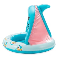 Funsicle Smiley Shark Shaded Pool, Ages 1+ Front_Angled_Right