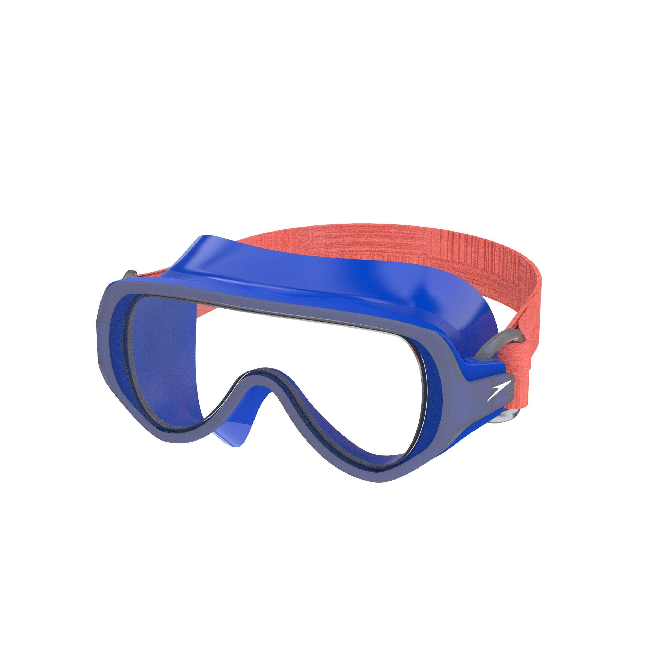 Speedo Maskerpiece Swim Mask, UV Protection Front_Three_Fourths_Angled_Left