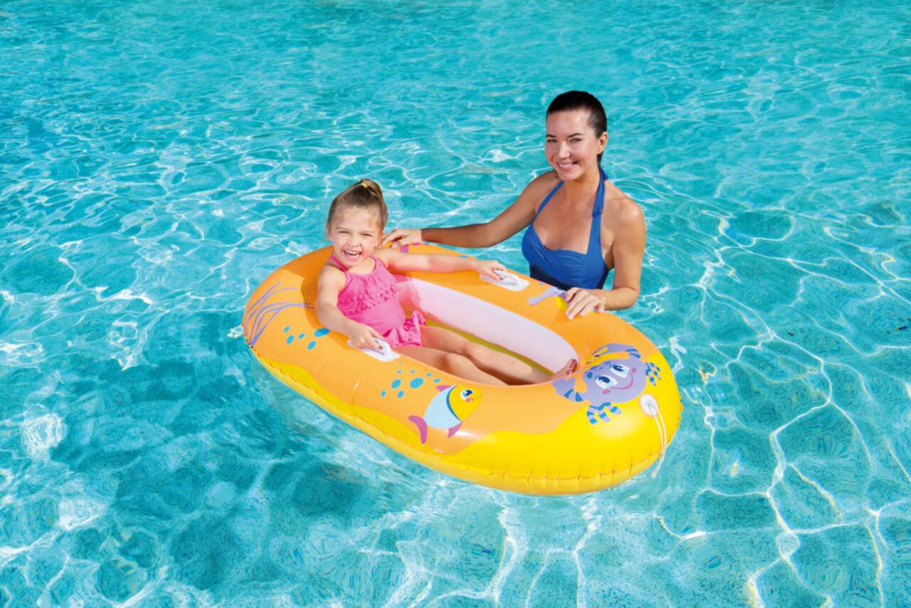 Kids Pool Beach Float Sit In Boat Cruiser Airplane Race Car Fish Ages 3 - 6  year