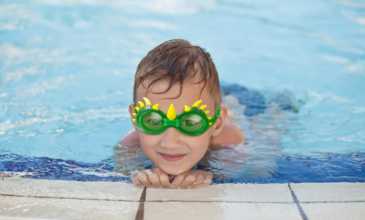 Lunettes de natation Lunettes de natation à bande réglable pour jeunes