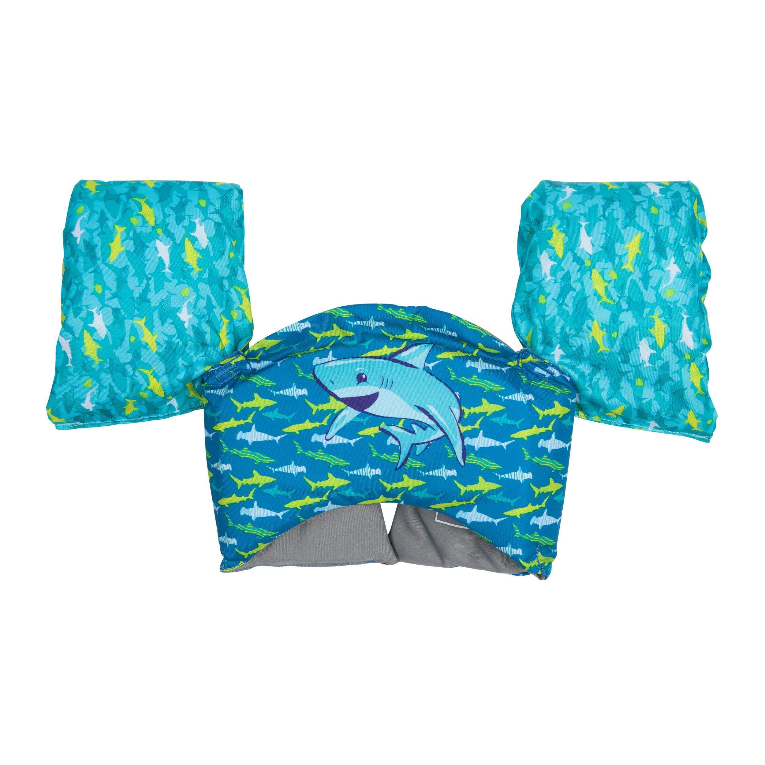 Gilet d'entraînement à bouées flottant pour enfants Swimways Sea Squirts, rose, 5 ans et plus Front_Flat