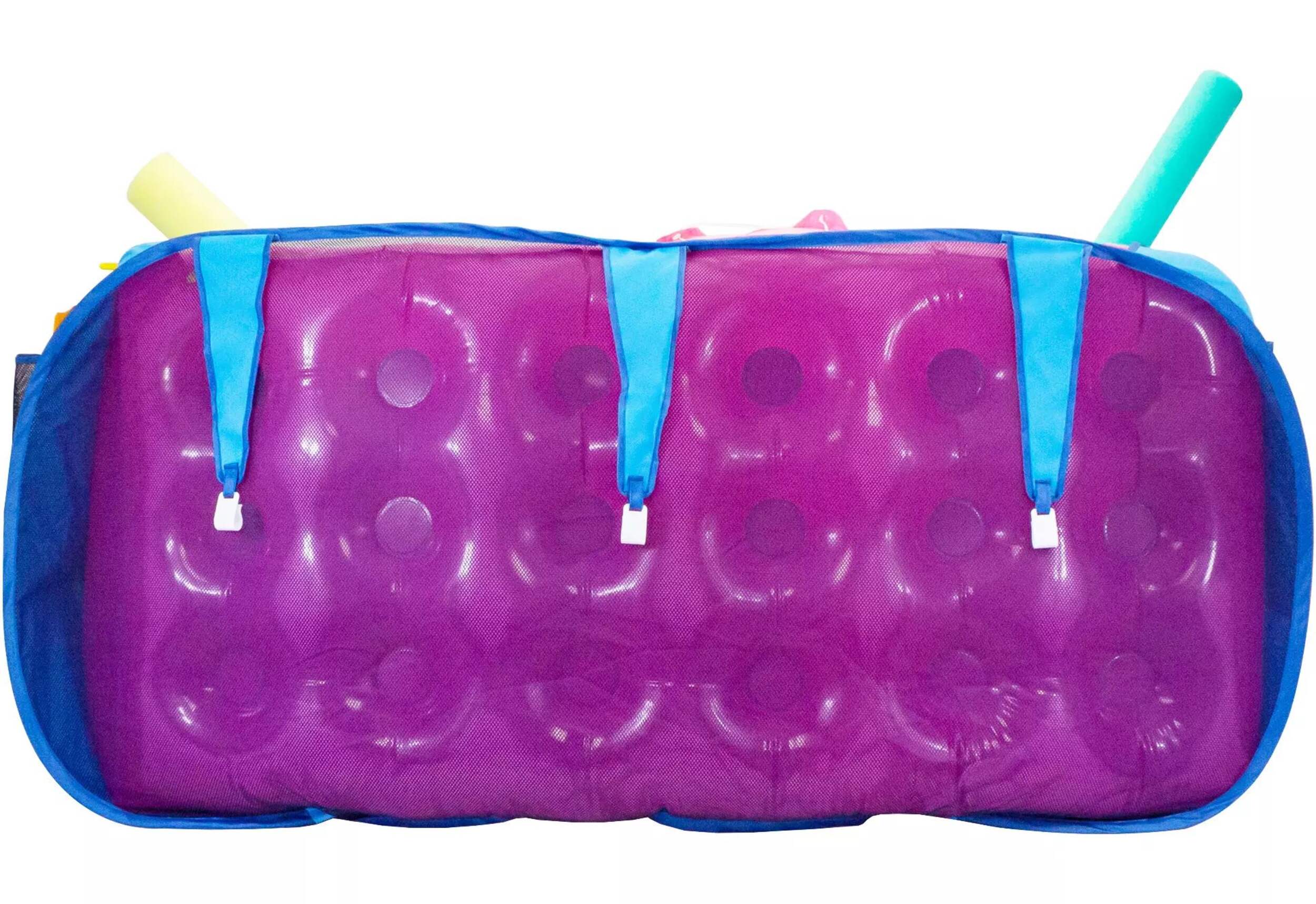 Pool Blaster Pool Toy Pouch with Handles, Multi-Coloured, 60-in, for Beach/Pool Fun Activities Front_Flat