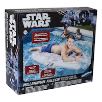 Millennium Falcon Inflatable Ride On Pool Lounger Front_Angled_Right