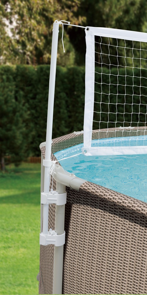 Poly Group Summer Waves Steel Frame Pool Volleyball Net Canadian Tire