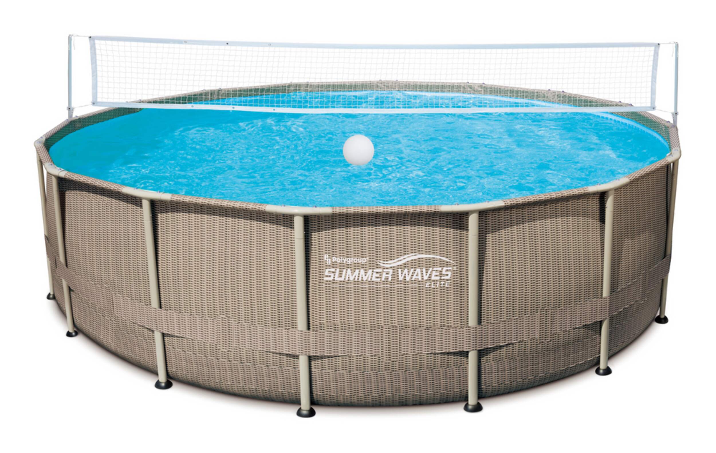 Poly Group Summer Waves Steel Frame Pool Volleyball Net Canadian Tire