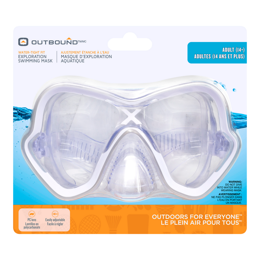 Outbound AntiFog UVProtected Adult Swimming Mask Canadian Tire