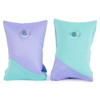 Swimways Swimmies Fabric-Covered Kids' Arm Floats, Swim Aid, Purple, Ages 3+