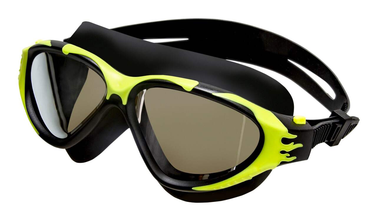 Outbound Hybrid Adult Swim Goggles, Yellow, Ages 14+