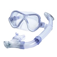 Outbound Youth & Adult Swimming Mask & Snorkel Combo, Blue