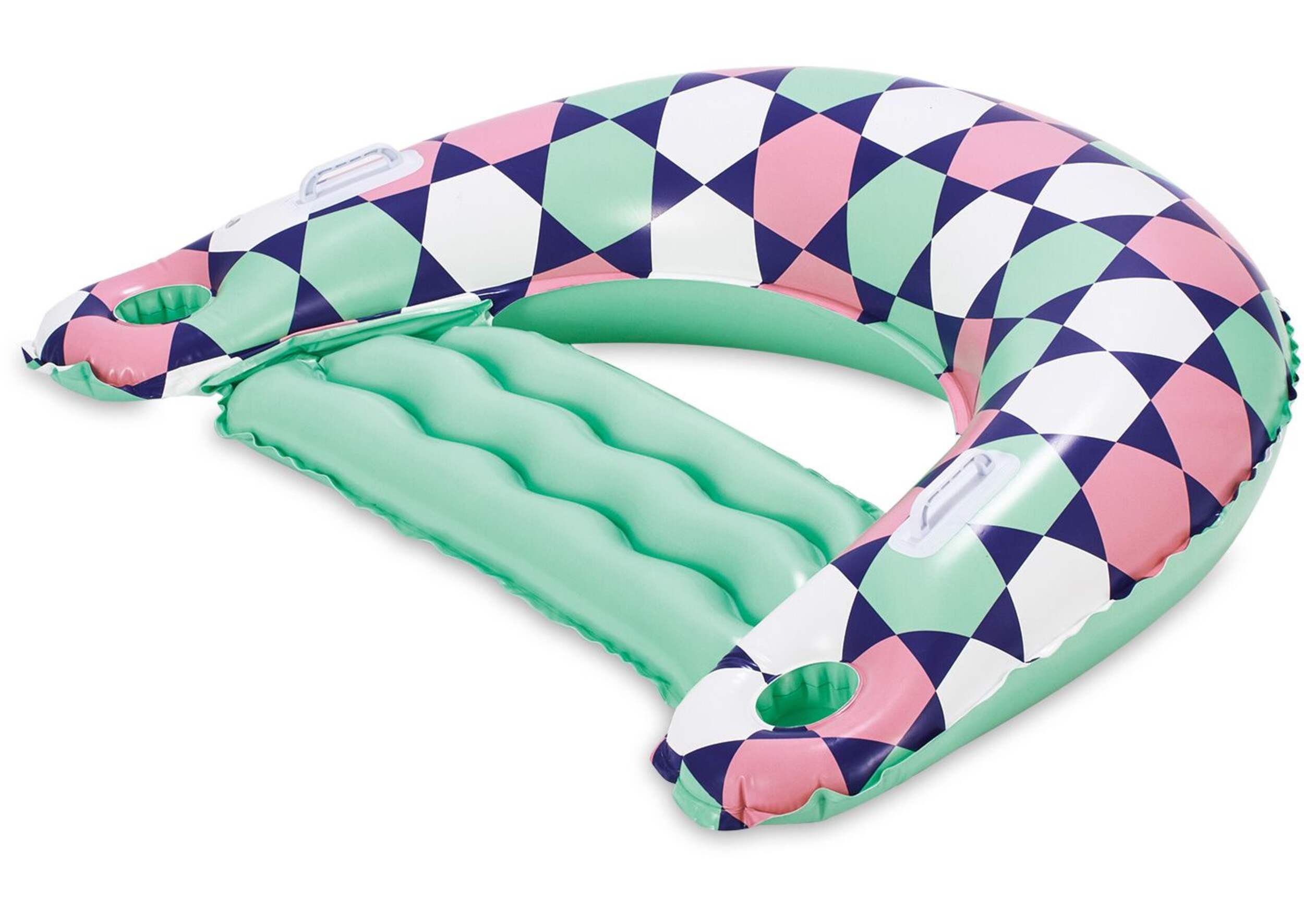 Stella & Finn Summer Waves Inflatable Pool Floating Chair Front_Angled_Left