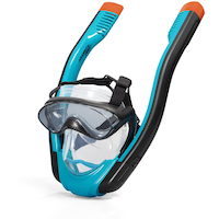 Bestway Hydro-Pro™ Seaclear Tinted Anti-Fog Youth & Adult Snorkeling Mask, L/XL, Blue