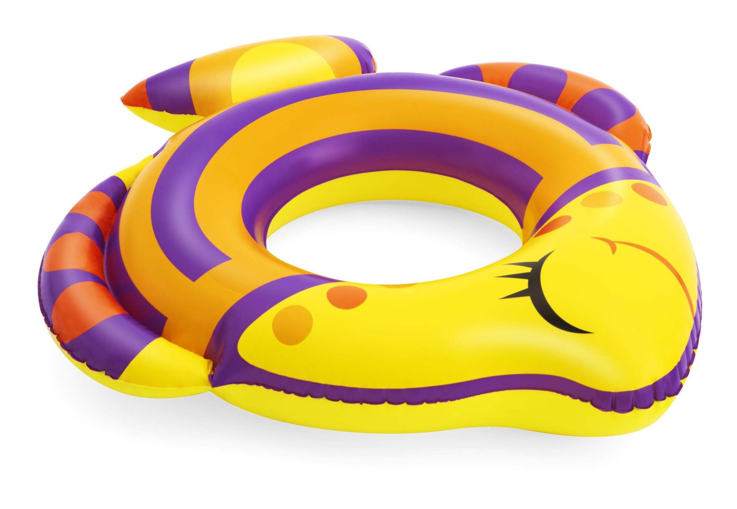 H2OGO!™ Inflatable Round Fish Kids' Swim Pool Float/Tube, 32-in, Assorted Colours Front_Angled_Right