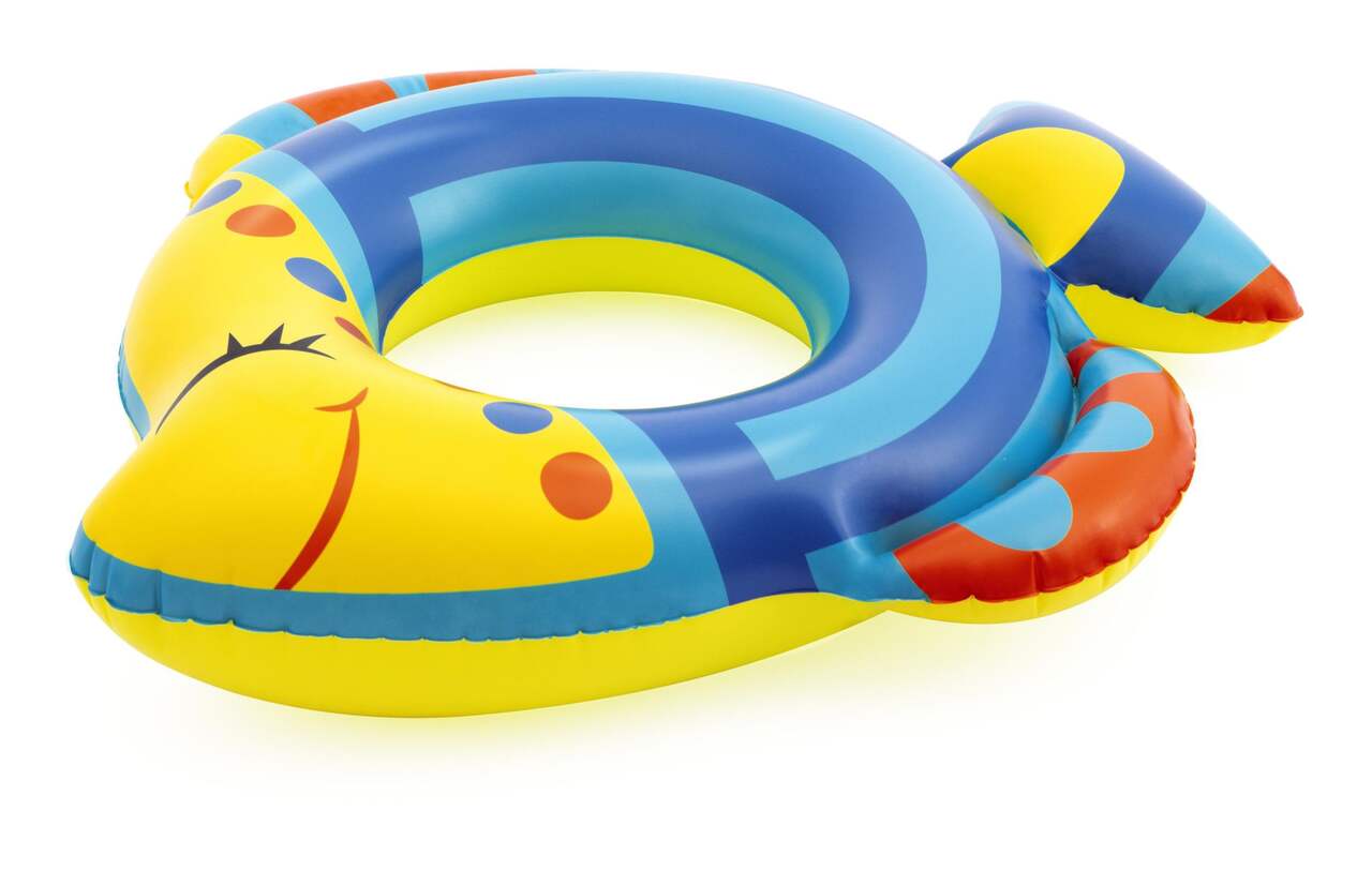 Flotteur/Bouée gonflable ronde en forme de poisson pour enfants H2OGO!MC,  32 po, couleurs variées