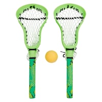 Lacrosse Stick Set, Multi-Coloured, 2-pk, Ages 5+, for Beach/Pool Fun Activities Front_Flat