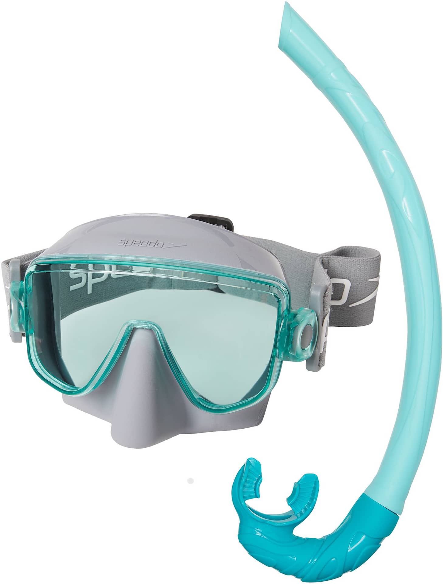 Speedo Youth & Adult Travel Swimming Mask & Snorkel Combo, Sea