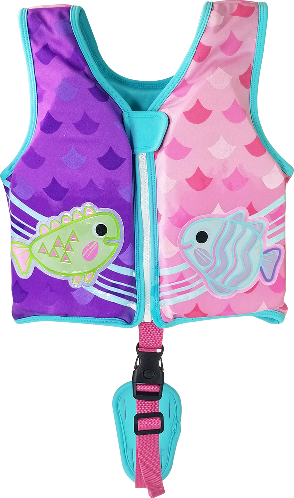 Narly Noggins Trainer Floating Colour-Changing Fish Kids' Swim Vest ...