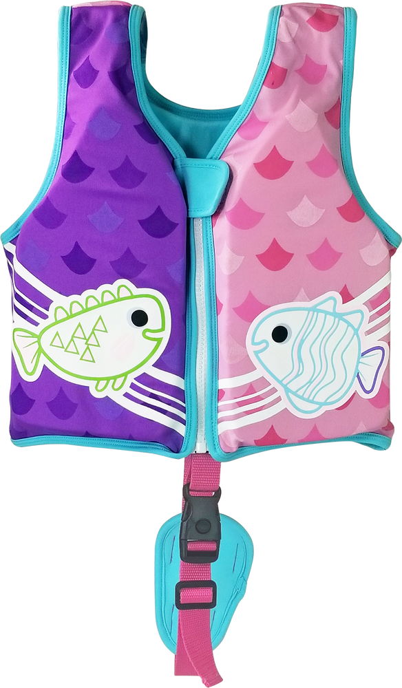 Narly Noggins Trainer Floating ColourChanging Fish Kids' Swim Vest